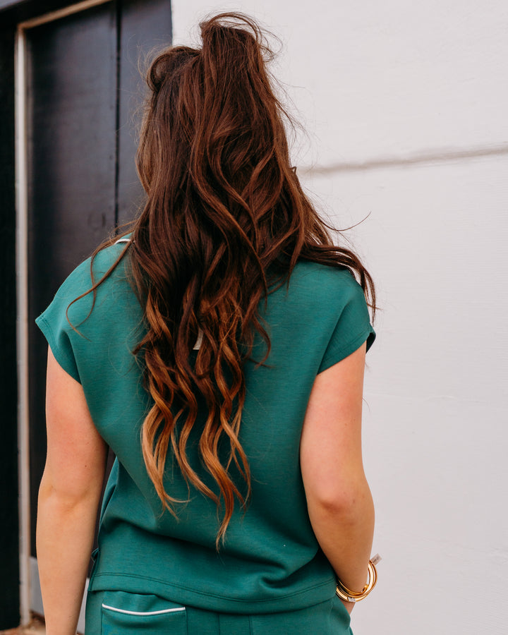 Thread & Supply: Kirsten Top in Green - The Vogue Boutique