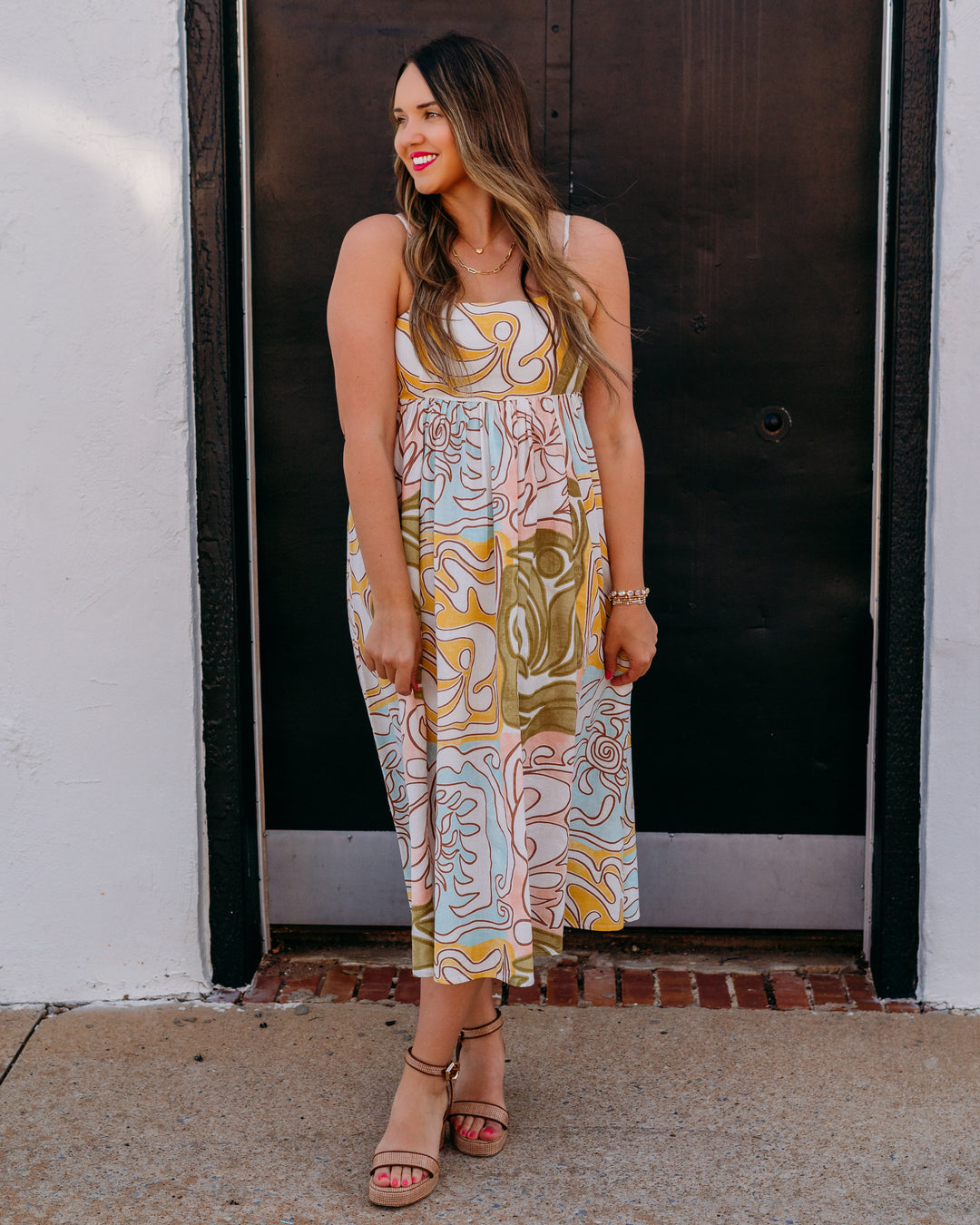 Billabong: Island Life Midi Drs in Clearwater (BL000436W) - The Vogue Boutique