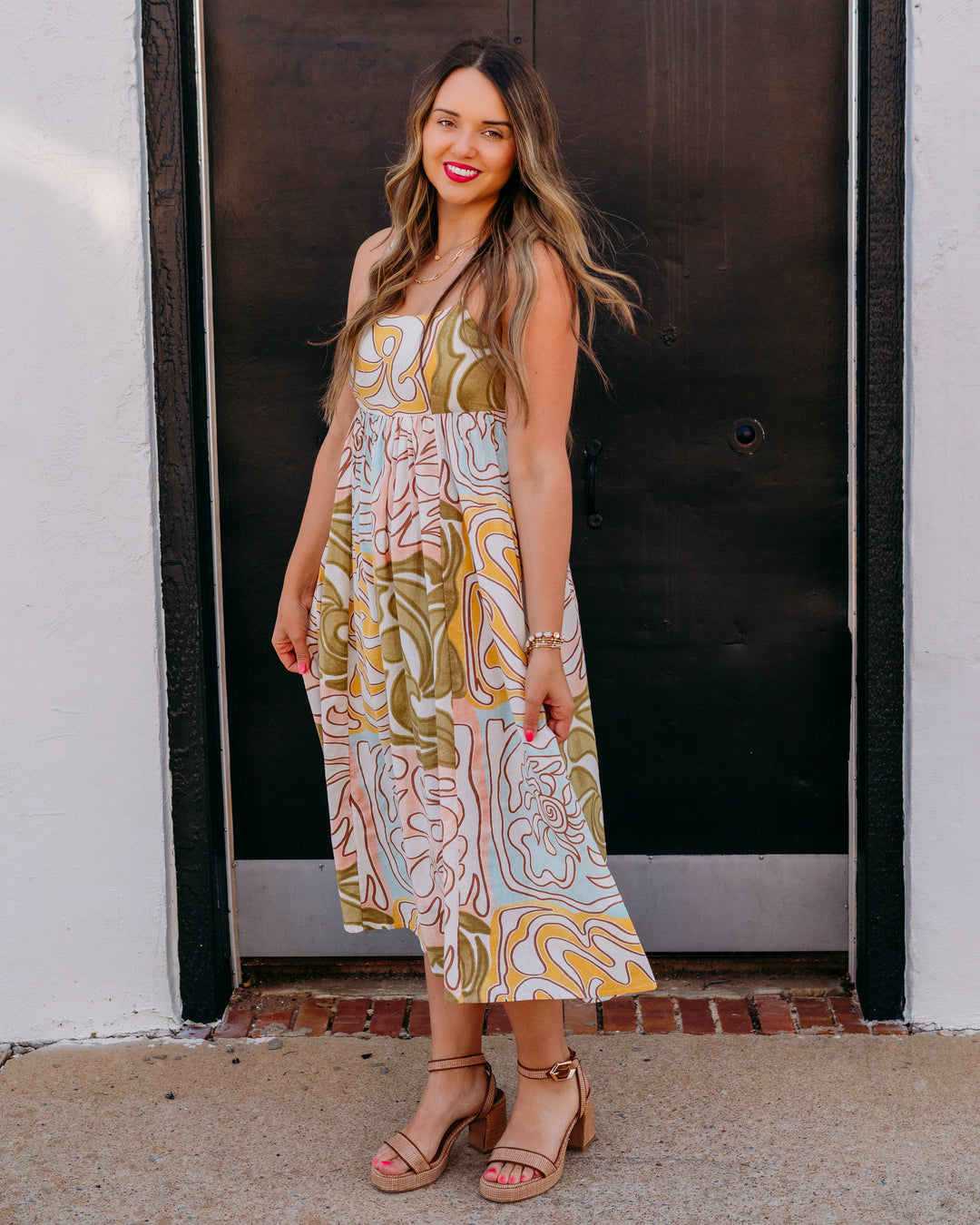 Billabong: Island Life Midi Drs in Clearwater (BL000436W) - The Vogue Boutique