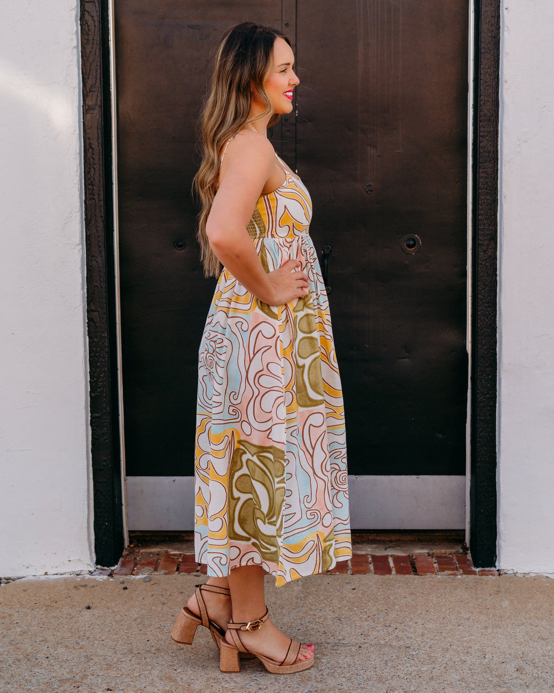 Billabong: Island Life Midi Drs in Clearwater (BL000436W) - The Vogue Boutique