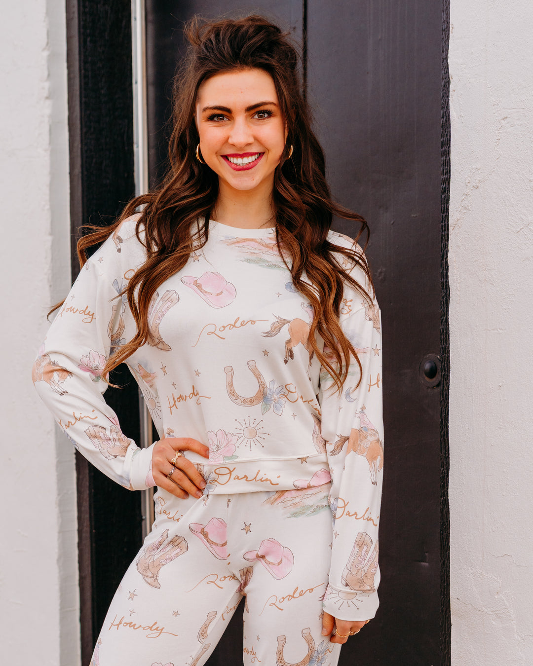 Z Supply: Desert Rose Long Sleeve Top in Vanilla Ice (ZLT261247) - The Vogue Boutique