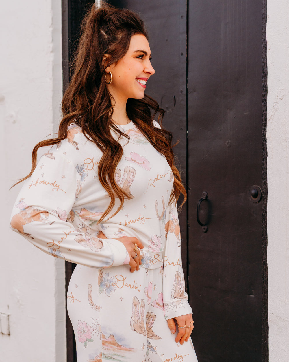 Z Supply: Desert Rose Long Sleeve Top in Vanilla Ice (ZLT261247) - The Vogue Boutique