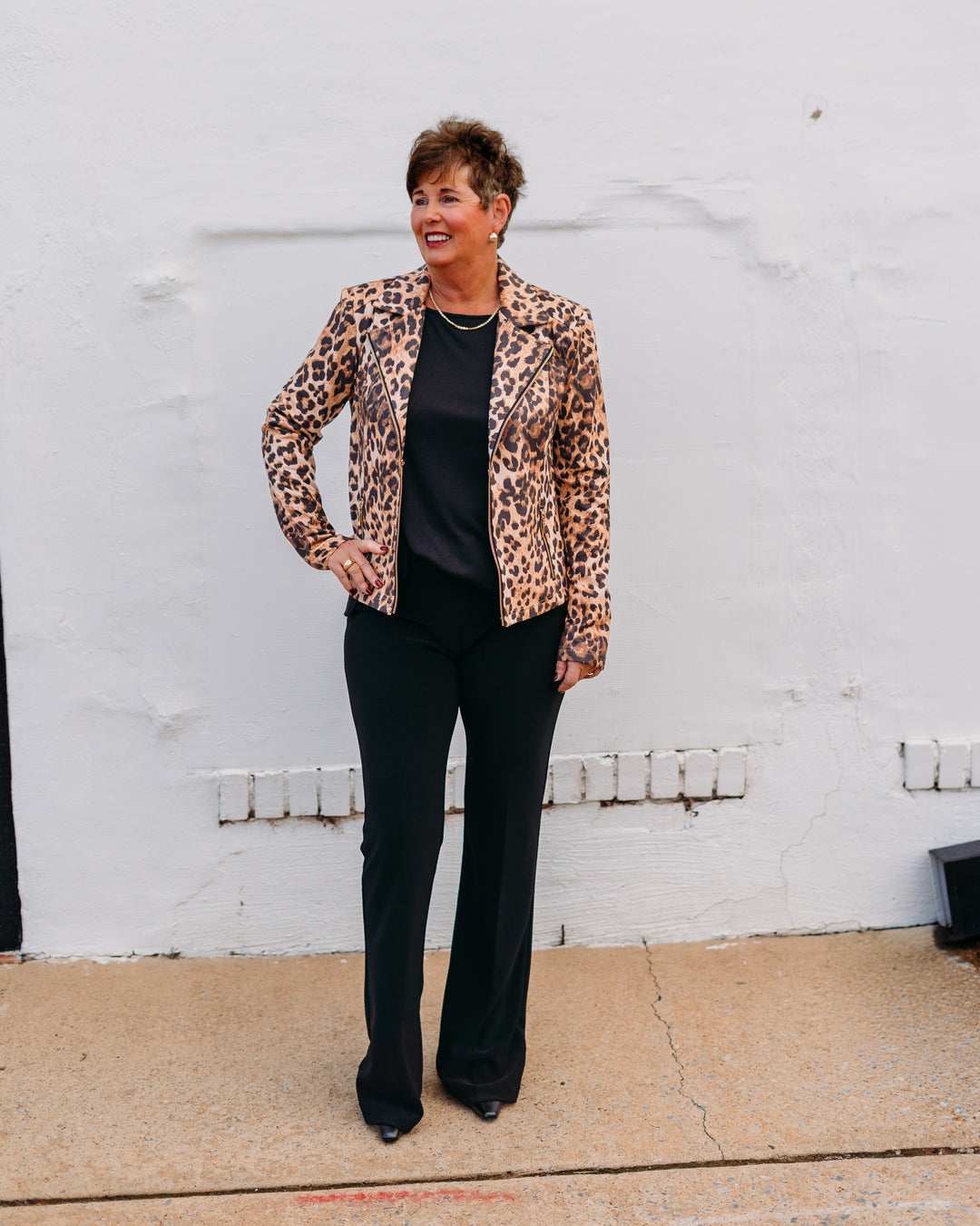Frank Lyman: Cheetah Jacket 253857