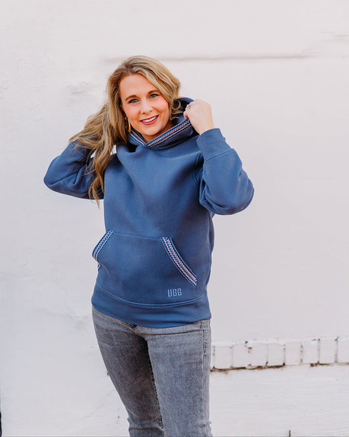 UGG: Tasmen Hoodie in Dark Wave