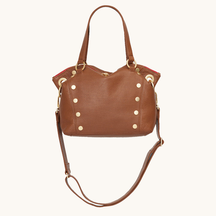 Hammitt: Daniel Med in Mahogany pebble/ Brushed Gold