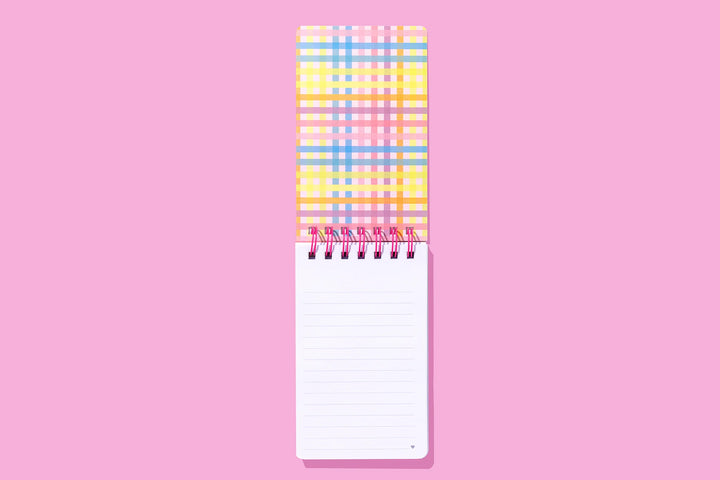 Taylor Elliott Designs: Colorful Bows Spiral Top Notebook