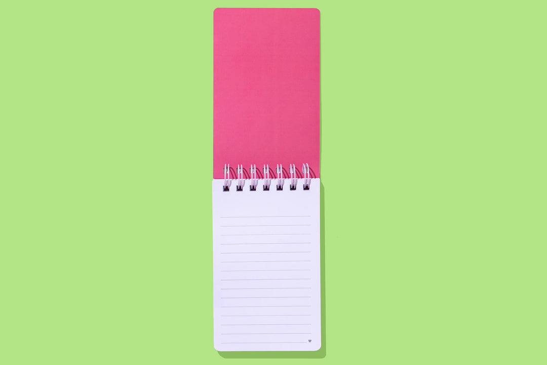 Taylor Elliott: Orange Bouquets Spiral Top Notebook