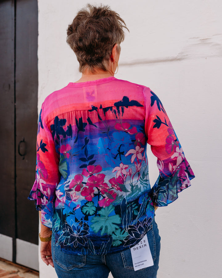 Johnny Was: Zellah Blouse in Lavandula (C11726) - The Vogue Boutique