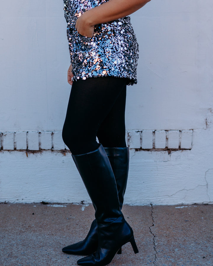 Steve Madden: Celestine Shorts in Silver