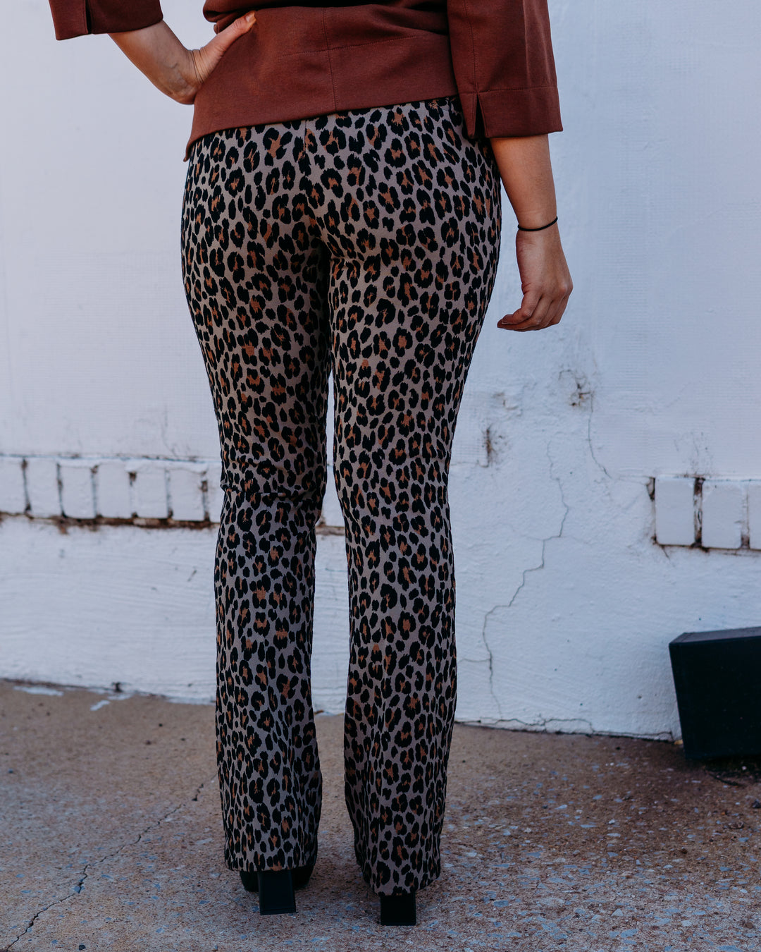 Spanx: Ponte Zwb Micro Flare Leopard in Frcfln Mx Jqd Bm (22012R)