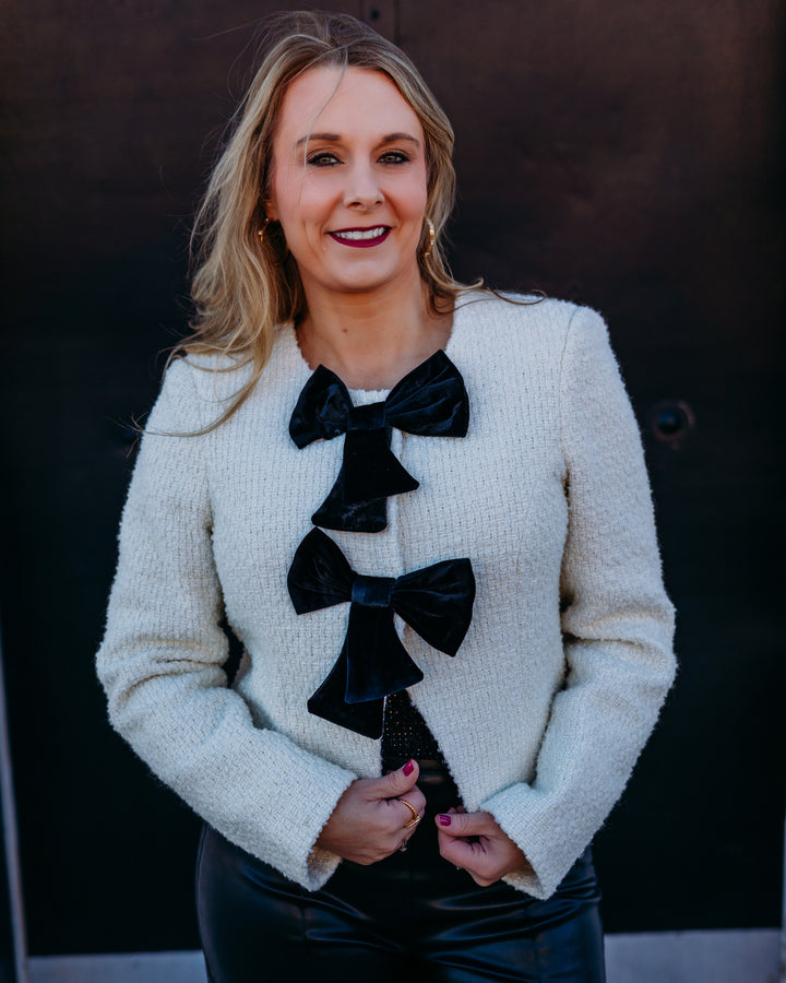 Dolce Cabo: Black Bow Jacket 75754