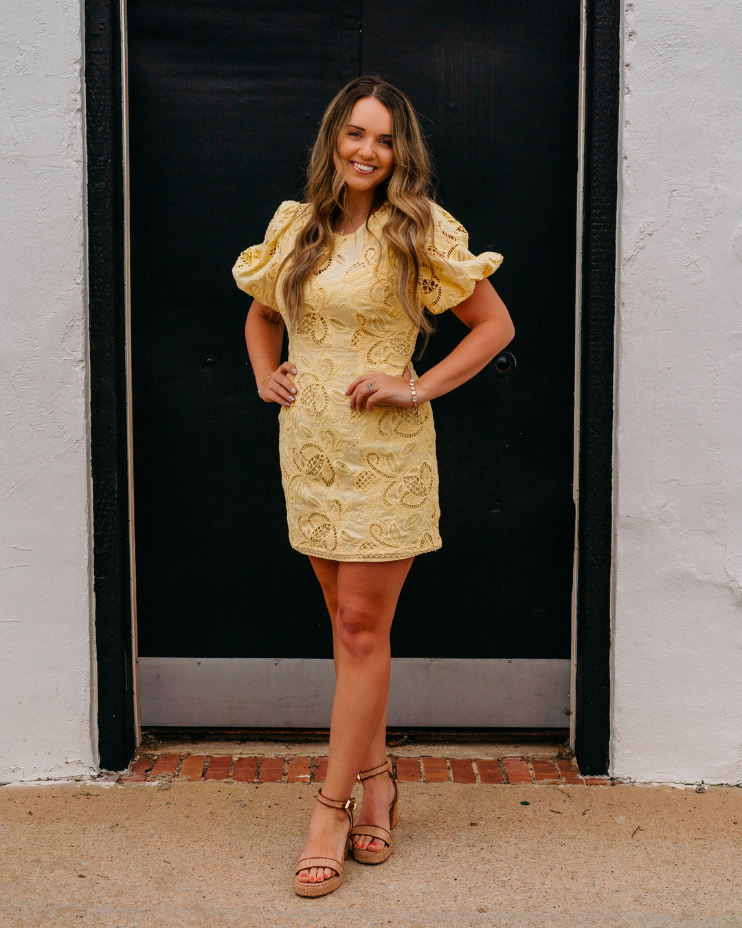 Steve Madden: Elly Dress in Pale Yellow (XQ108809)