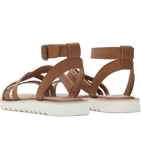 TOMS: Rory Sandal in Tan Leather
