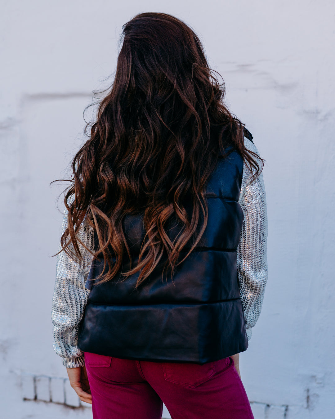 Dolce Cabo: Black Puffer Vest 75900