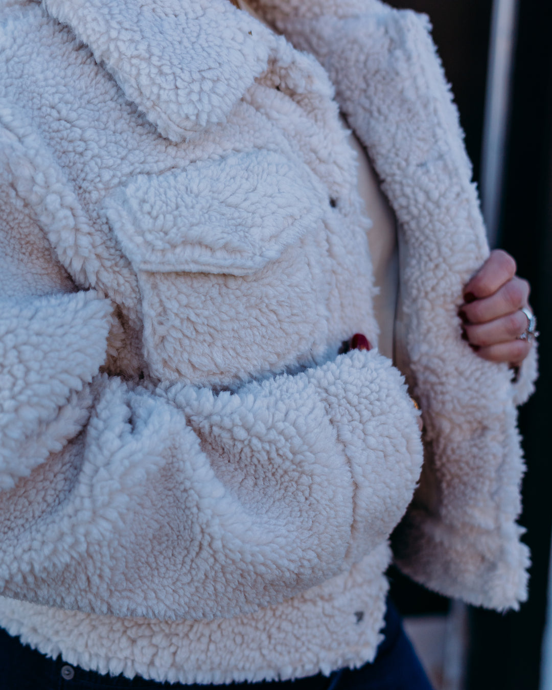 UGG: Frankie Short Trucker Jacket in Natural (1171459)