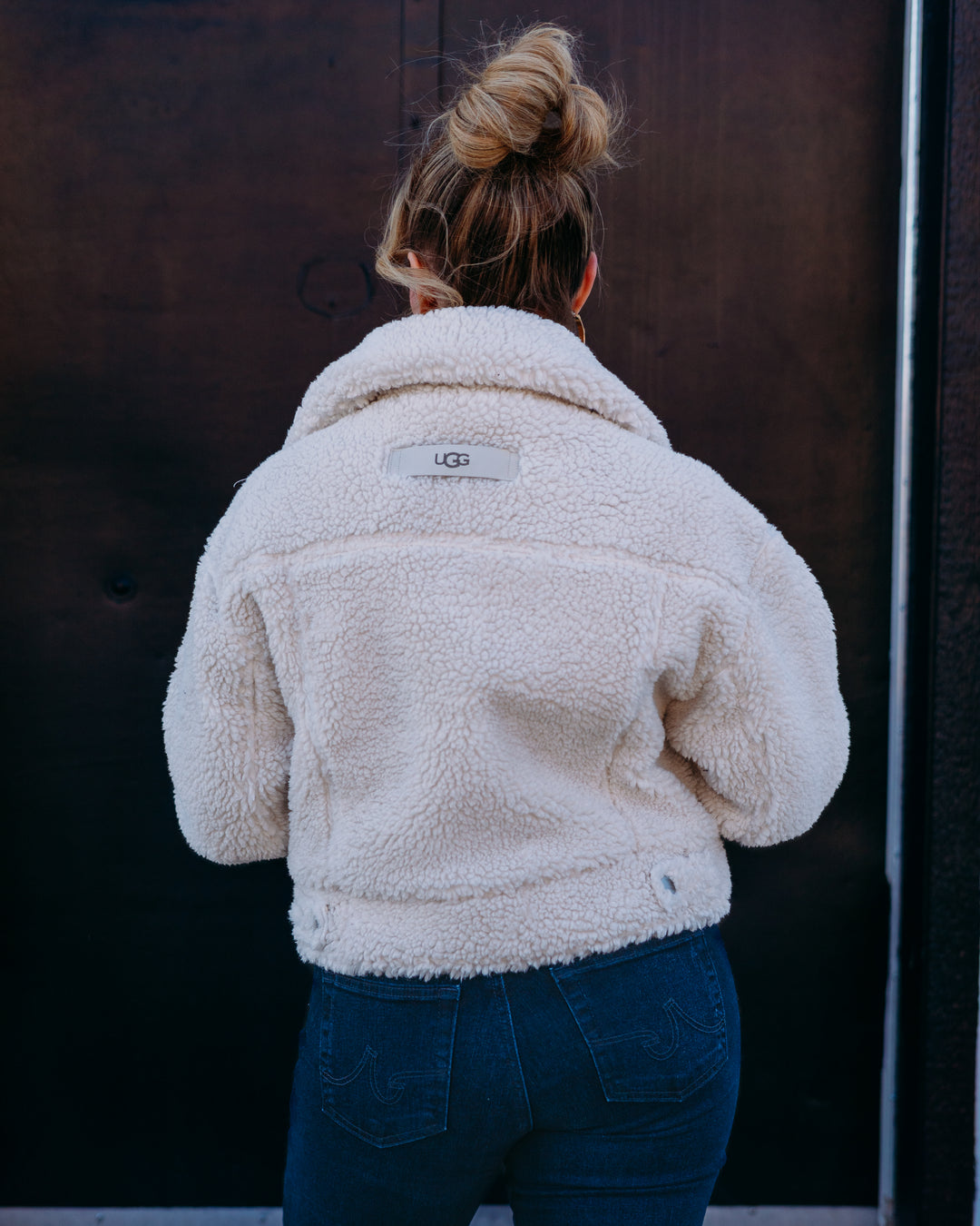 UGG: Frankie Short Trucker Jacket in Natural (1171459)