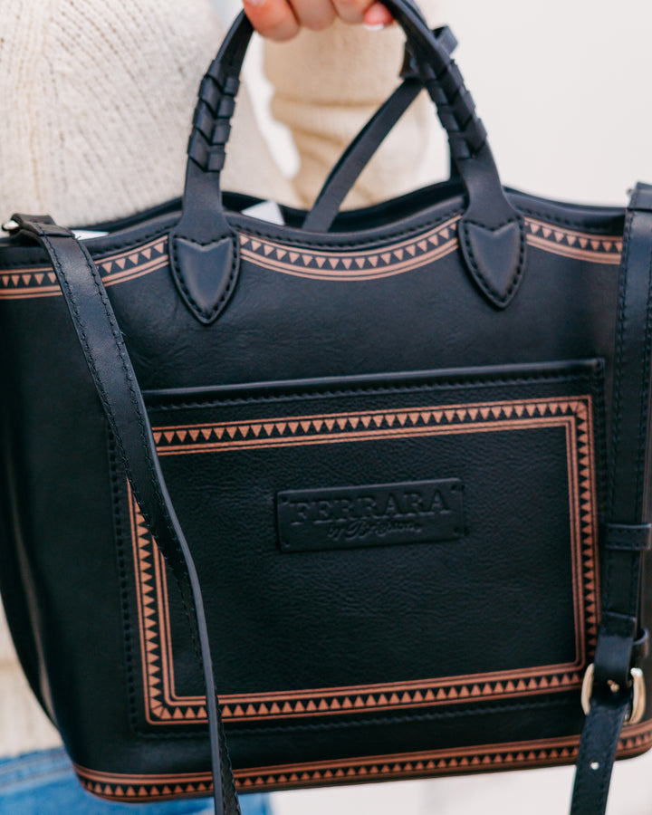 Brighton: Black Ferrara Liv Medium Tote (H38663)