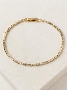 Lovers Tempo: 8" Tennis Bracelet in Clear