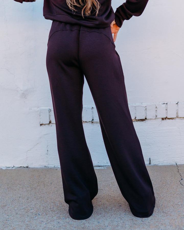 Spanx: Airessentials Wide Leg Pant in Truffle Brown