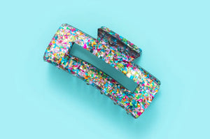 Taylor Elliott Designs: Colorful Confetti Claw Clip