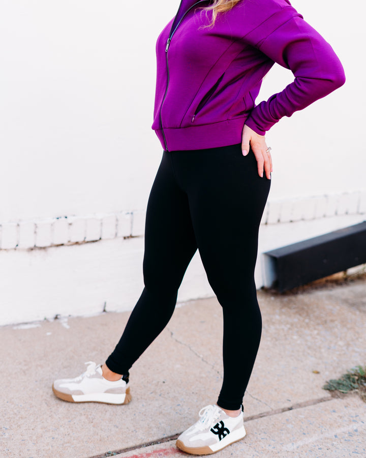 Glyder: High Waist Black Pure Leggings