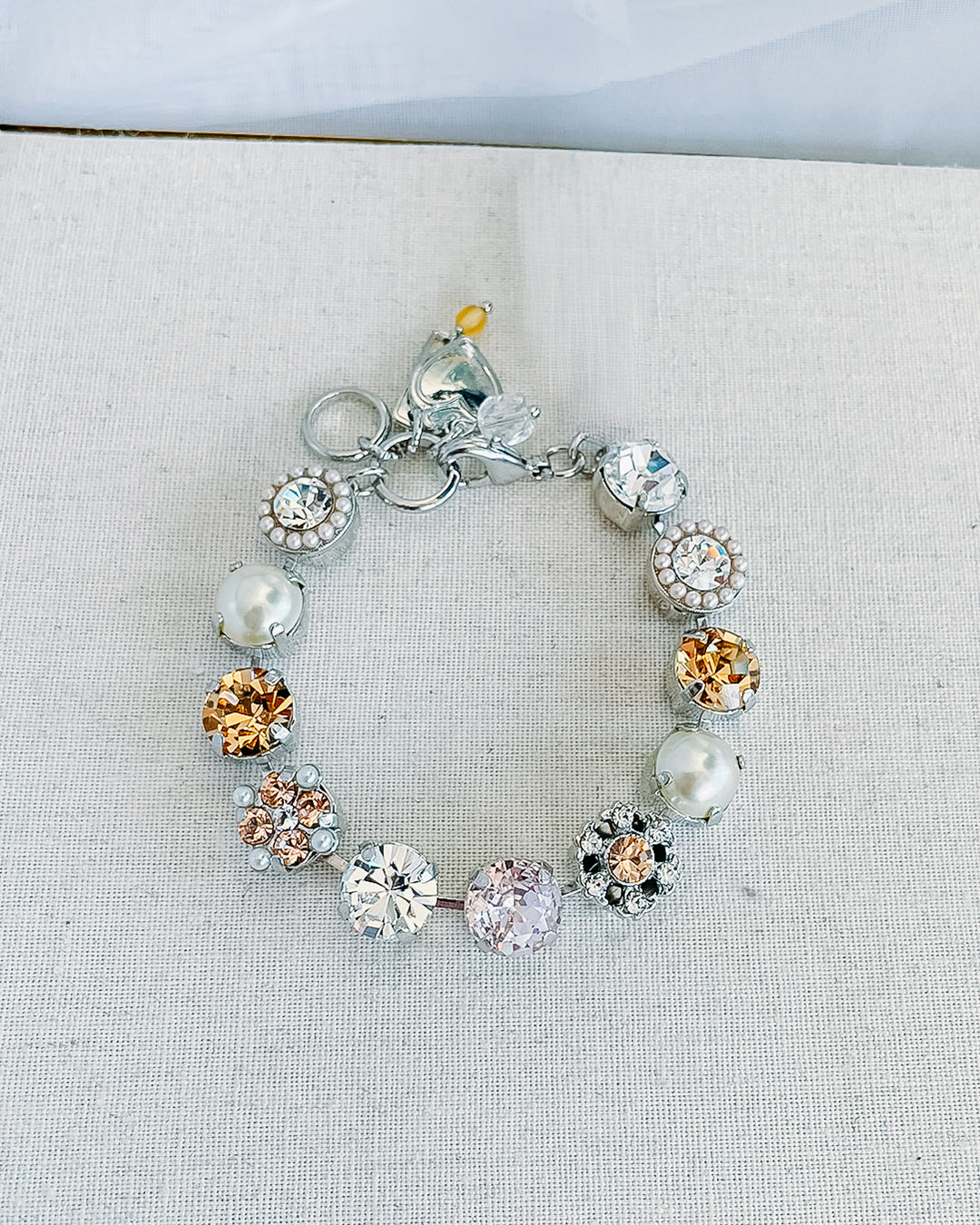 Mariana: Pearl Compact Bracelet (B-4114/1-6006-RO)