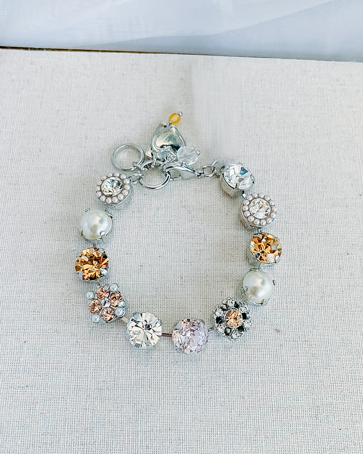 Mariana: Pearl Compact Bracelet (B-4114/1-6006-RO)