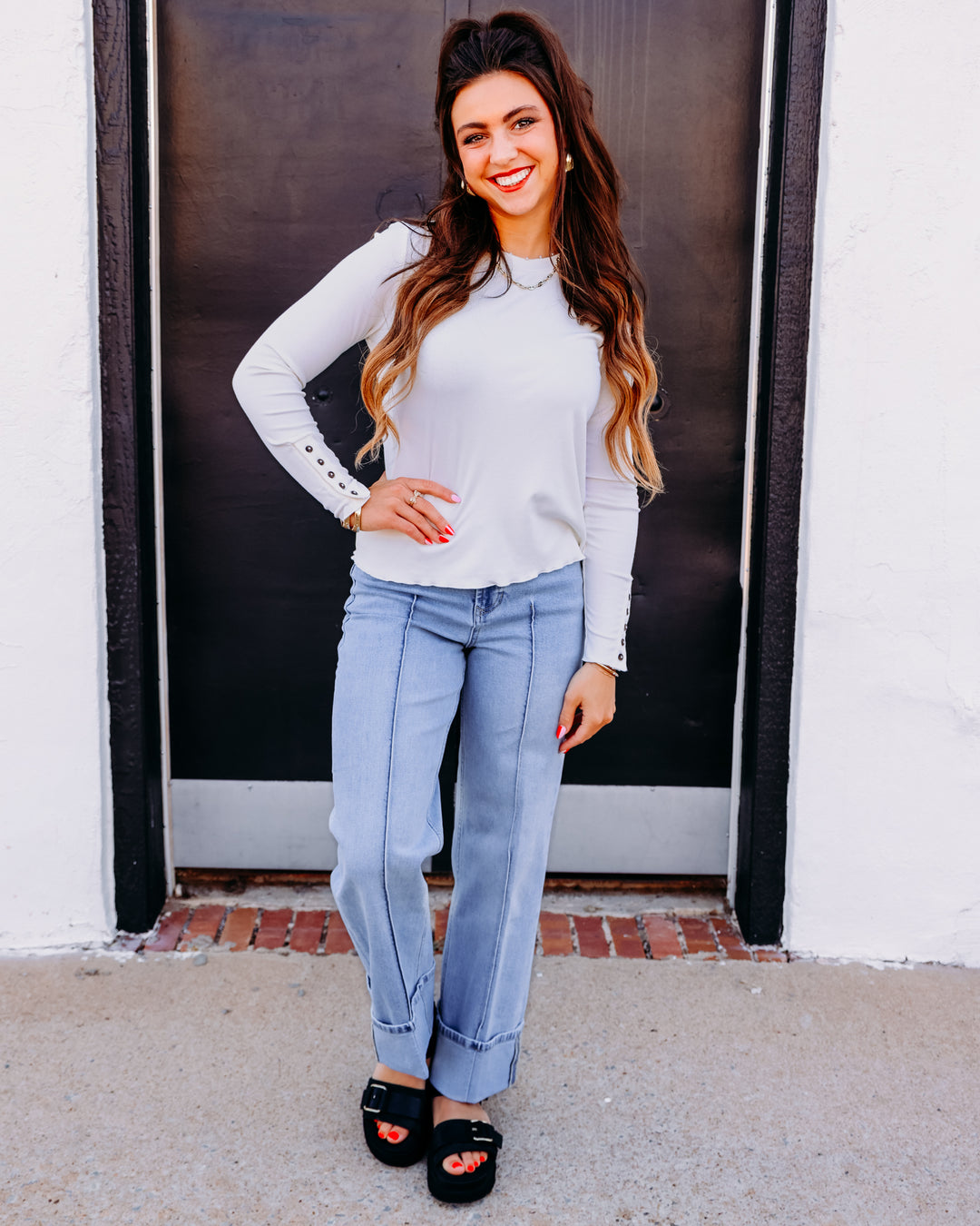 Dear John: Holly Wide Leg Jeans in Boulevard (DPM52A343BVD-24)