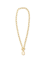 Load image into Gallery viewer, Kendra Scott: Daphne Chain Link Necklace in Gold Ivory MOP
