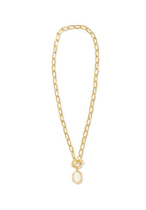 Kendra Scott: Daphne Chain Link Necklace in Gold Ivory MOP