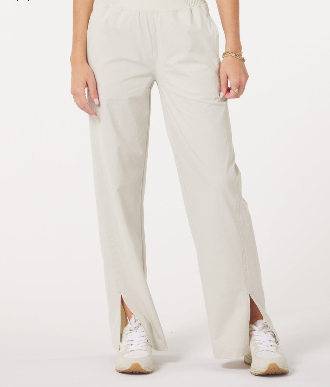 Glyder: Charlotte Relaxed Pant in Oatmilk