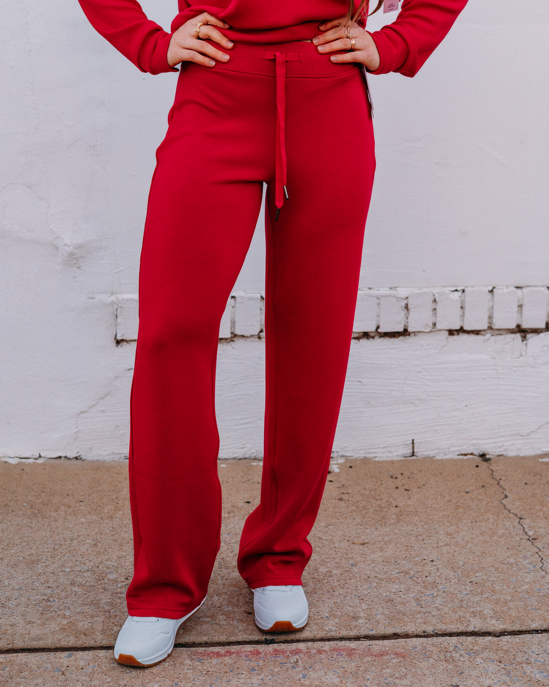 Spanx: Airessentials® Straight Leg Pant in Fuchsia (50241R) - The Vogue Boutique