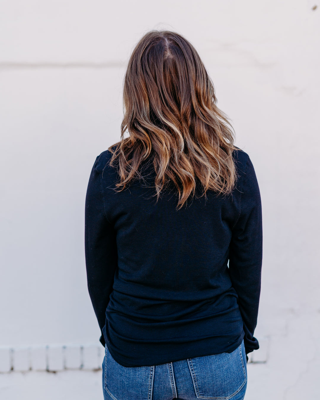 Thread & Supply: Stacy Top in black T1390MSTS