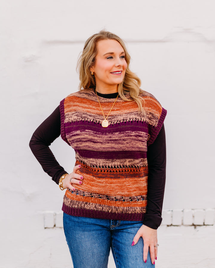 Another Love: Lina Top in Dark Orchid Ombre