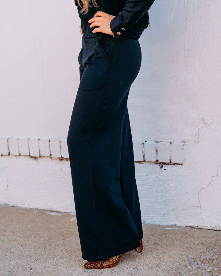 Z Supply: Round Trip Pant in Black