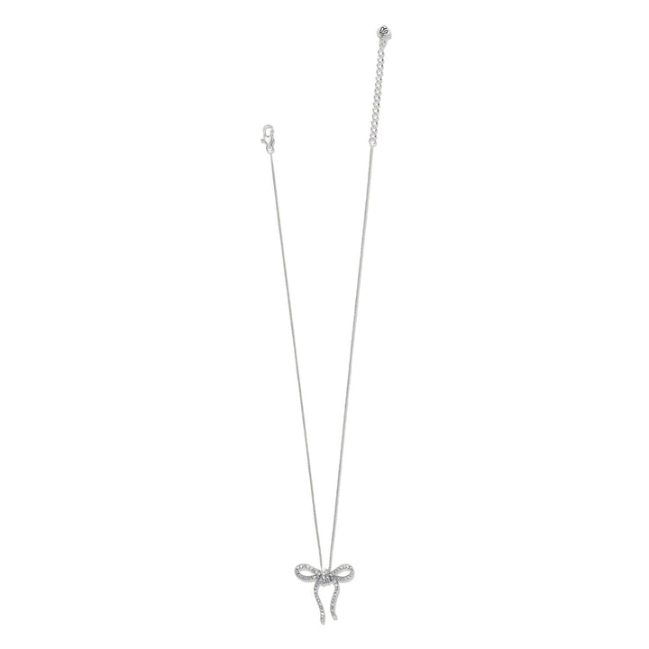 Brighton: Silver Illumina Bow Necklace JM7610