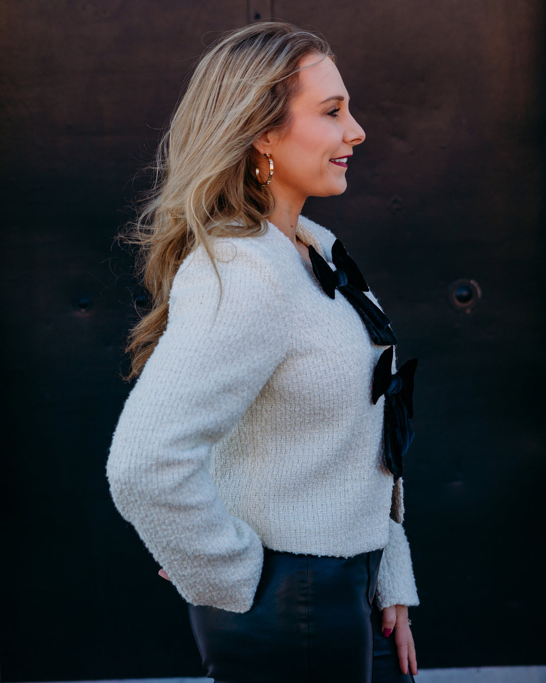 Dolce Cabo: Black Bow Jacket 75754