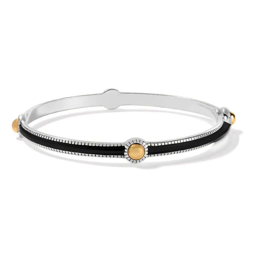 Brighton: Interlok Noir Slim Bangle