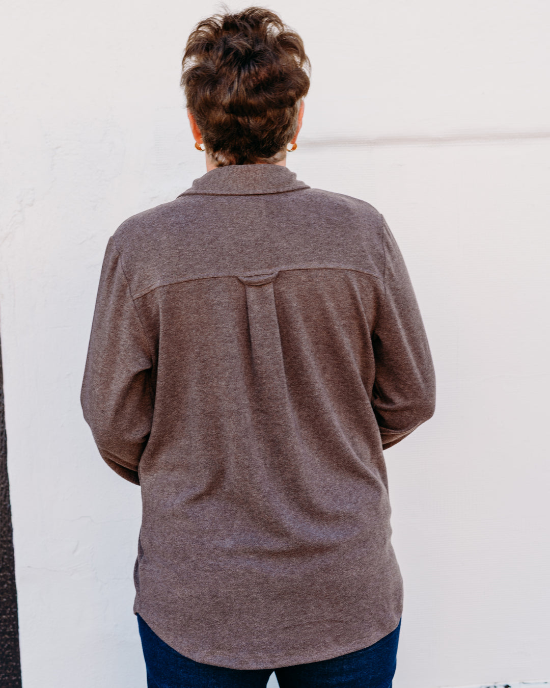 Thread & Supply: Cassian Shirt in Brown T4444PVTS