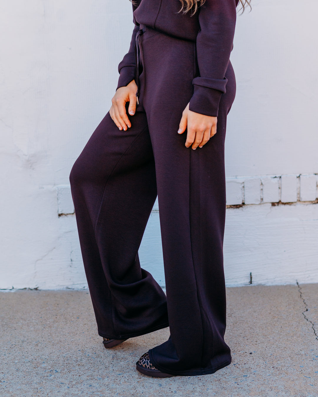 Spanx: Airessentials Wide Leg Pant in Truffle Brown