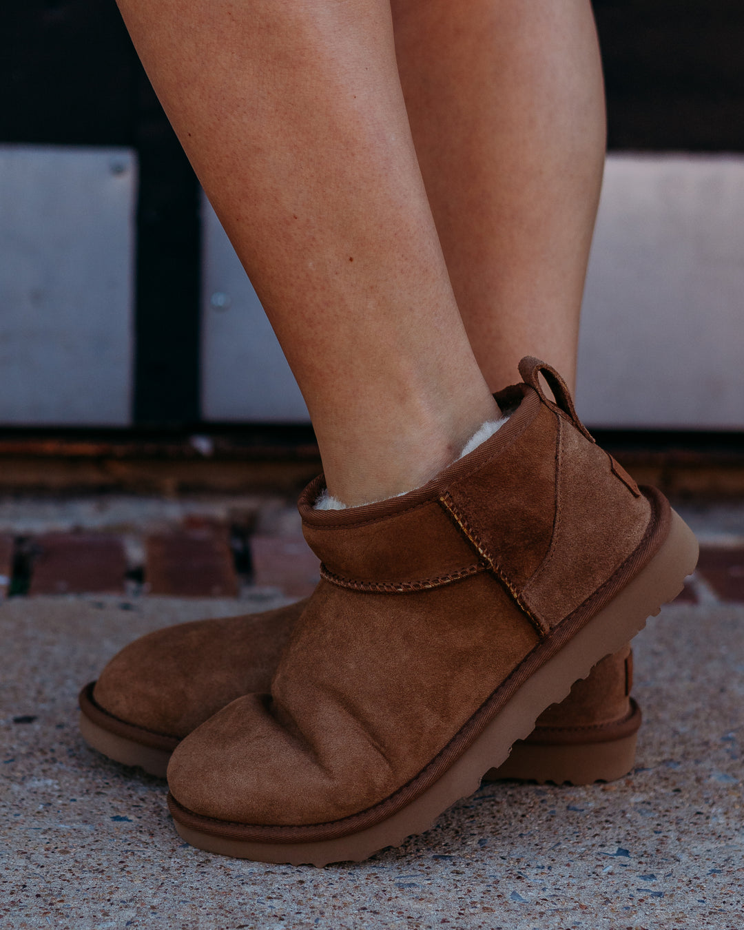 Ugg: Classic Ultra Mini Boot in Chestnut