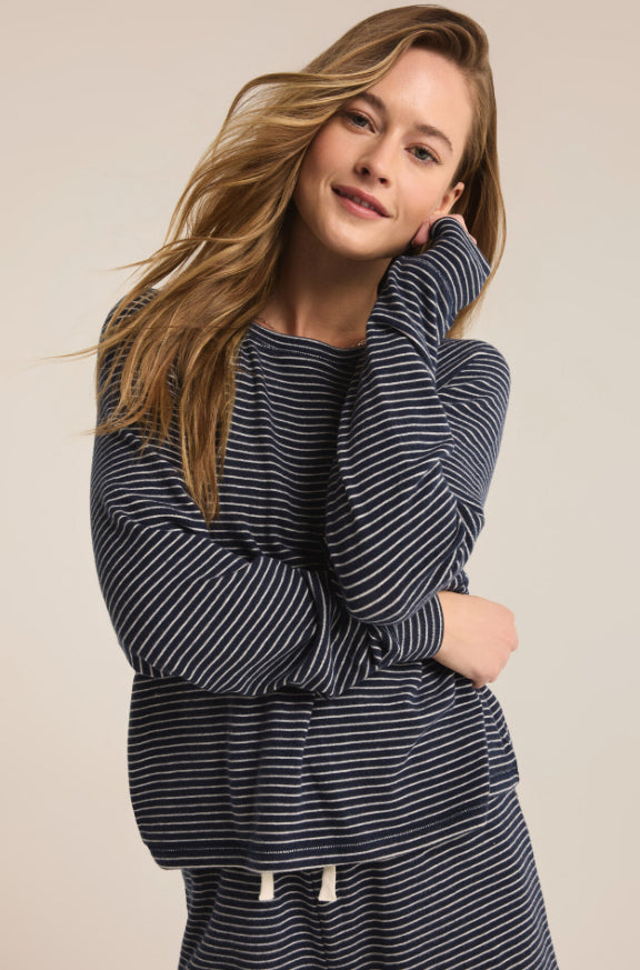 Z Supply: Staying In Stripe Top in Eclipse ZLT233648