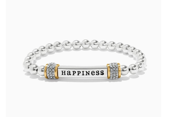 Brighton: Meridian Happiness Two Toned Stretch Bracelet-JF0189