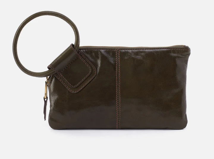 Hobo: Sable Clutch in Deep Moss