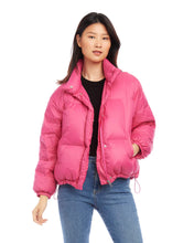 Load image into Gallery viewer, Karen Kane: Puffer Jacket in Hot Pink

