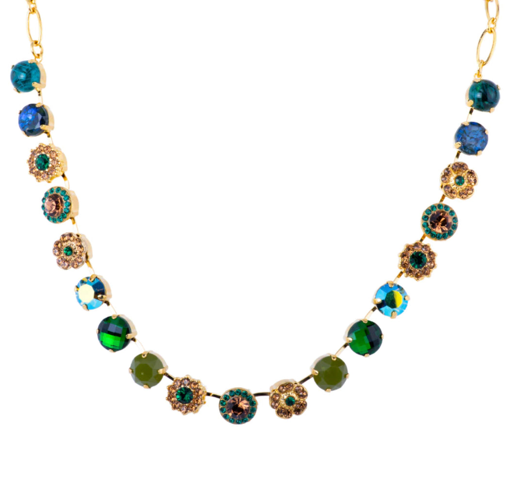 Mariana: Large Rosette Necklace- 