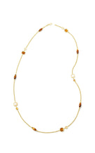 Load image into Gallery viewer, Kendra Scott: Monica Long Strand Necklace in Gold Brown Mix

