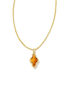 Kendra Scott: Framed Abbie Necklace in Gold Amber Illusion