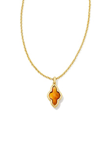 Kendra Scott: Framed Abbie Necklace in Gold Amber Illusion