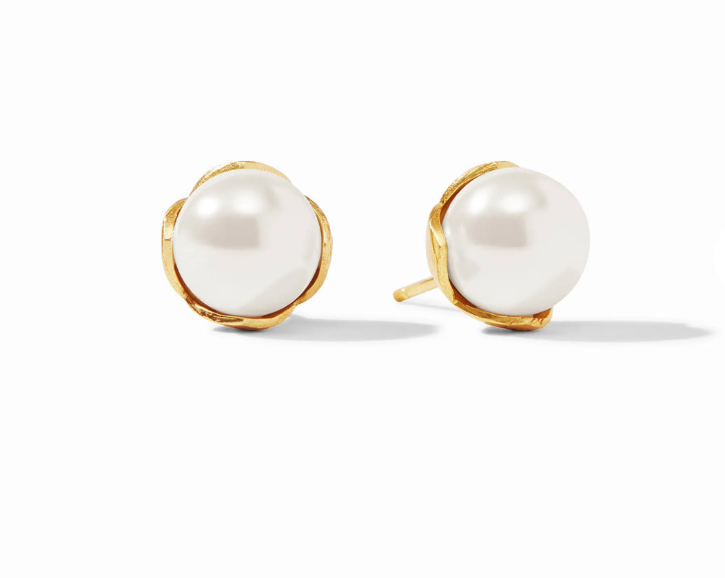 Julie Vos : Penelope Stud - Medium Pearl C